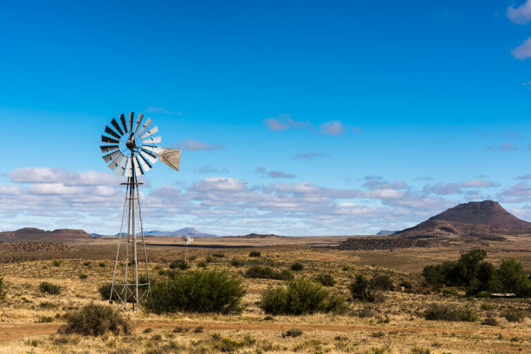 karoo windmill landscape