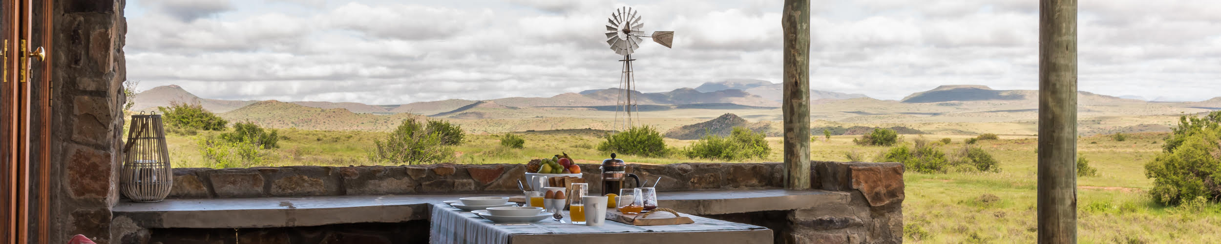 karoo eco lodge breakfast accommodation landscape view